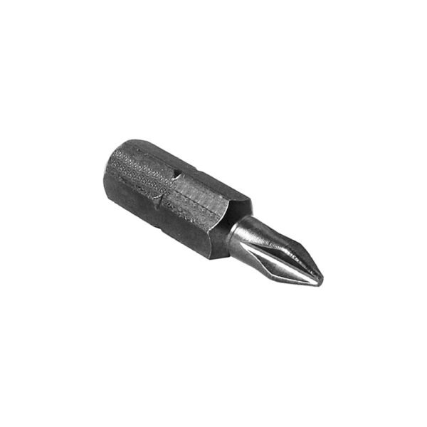 Zephyr #1 Phillips 1/4'' Hex Shank Insert Bit D1221XX | Overall Length 1'' | For Screw Recess Type Industrial, Self Tapping Screws